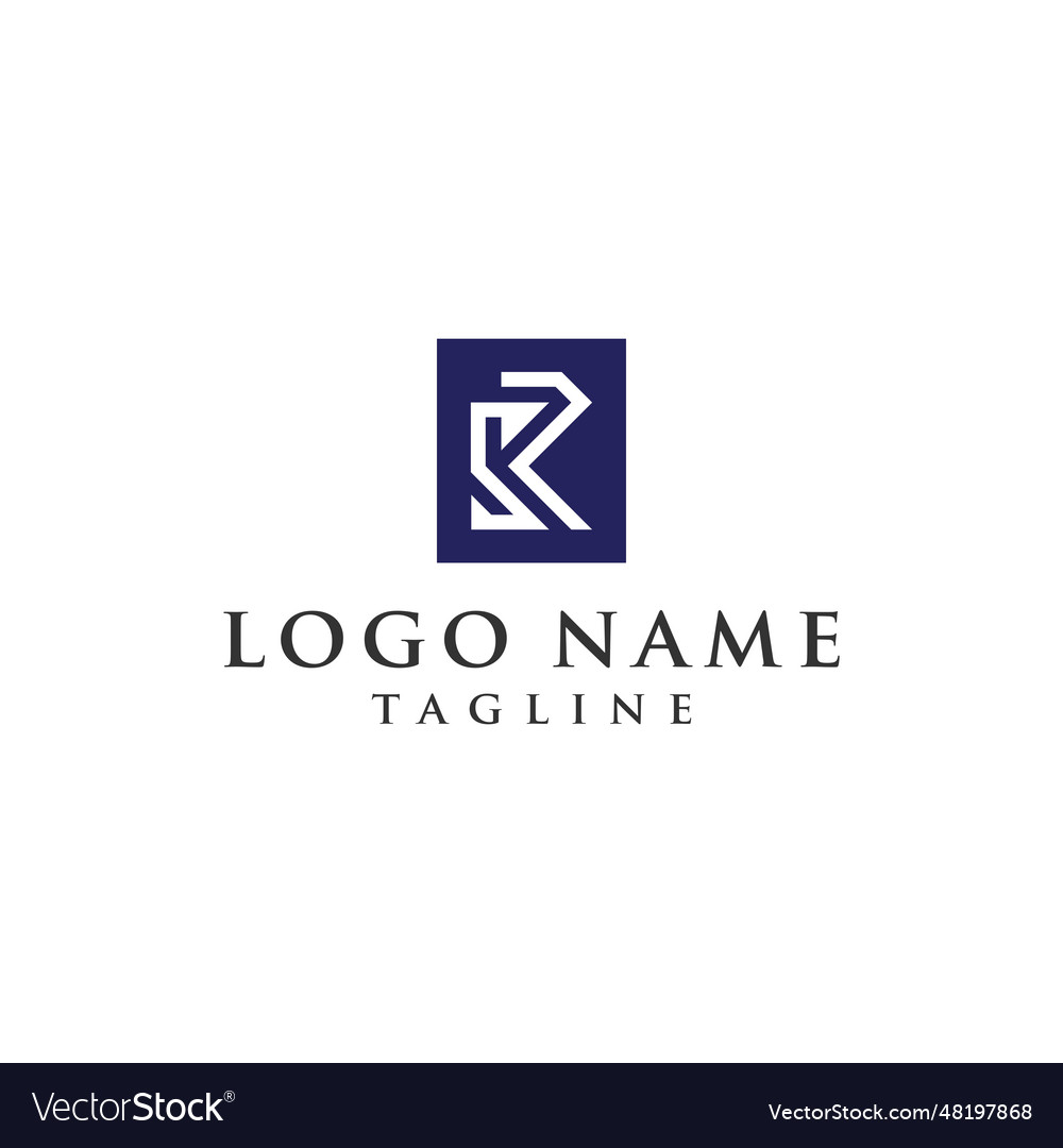 A clean unique and professional letter logo Vector Image