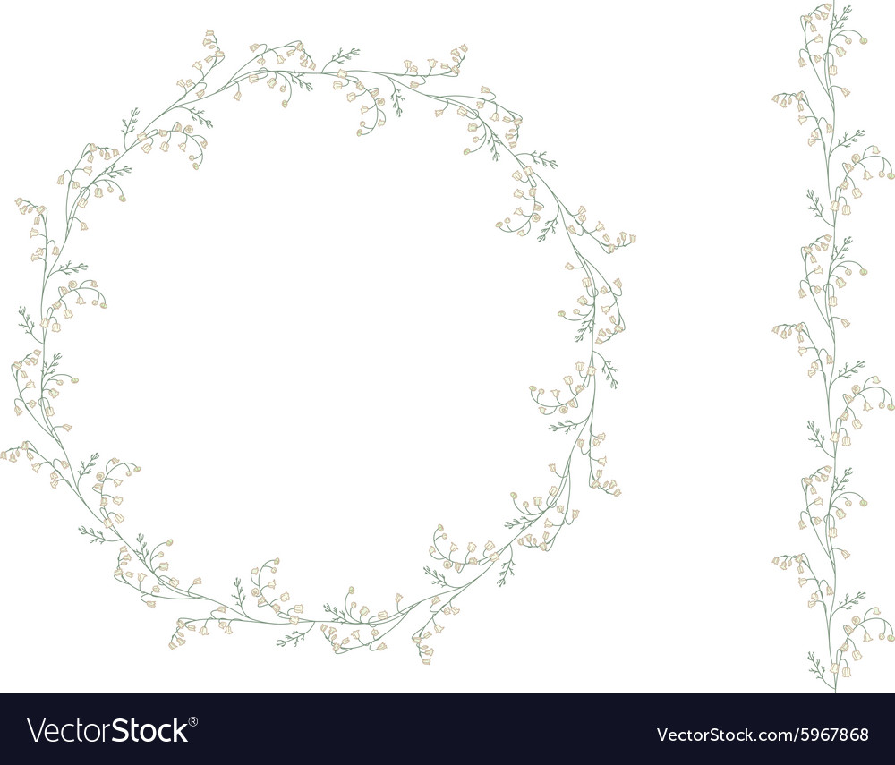 Delicate Wreath with Floral Accents