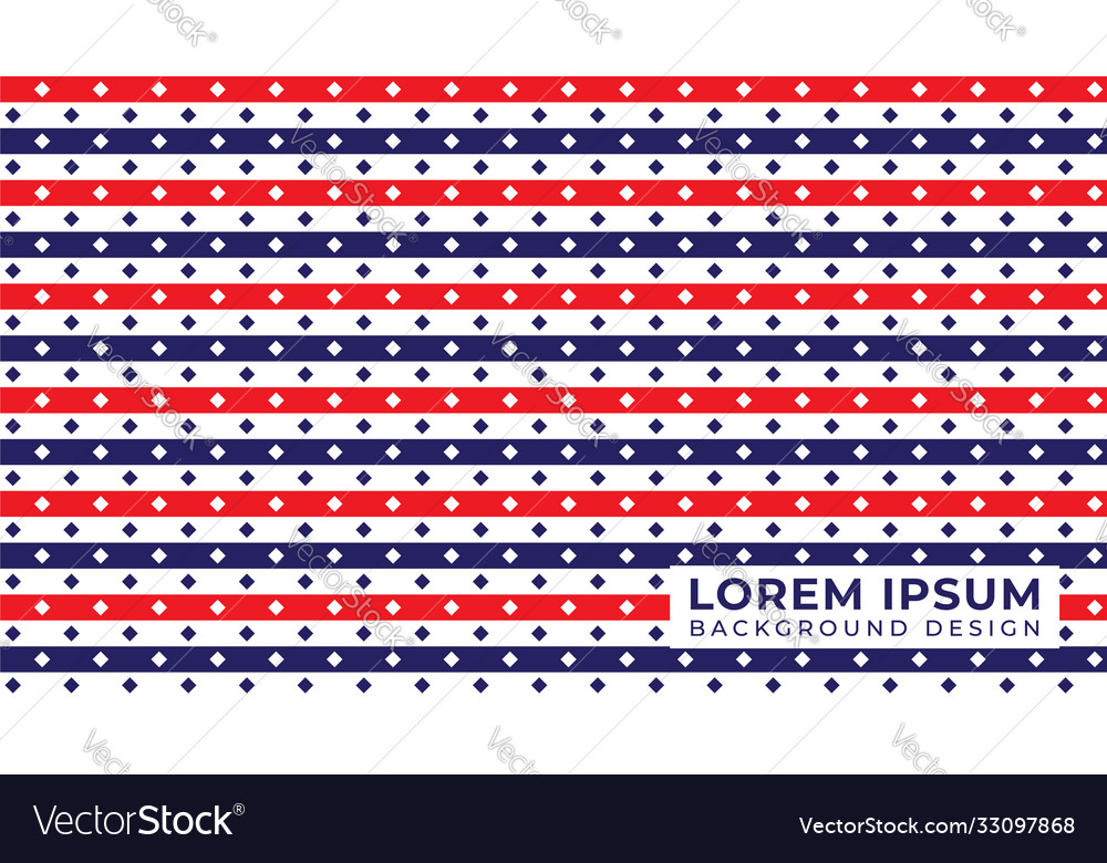 Horizontal stripe lines with diamond shape vector image Horizontal stripe lines with diamond shape