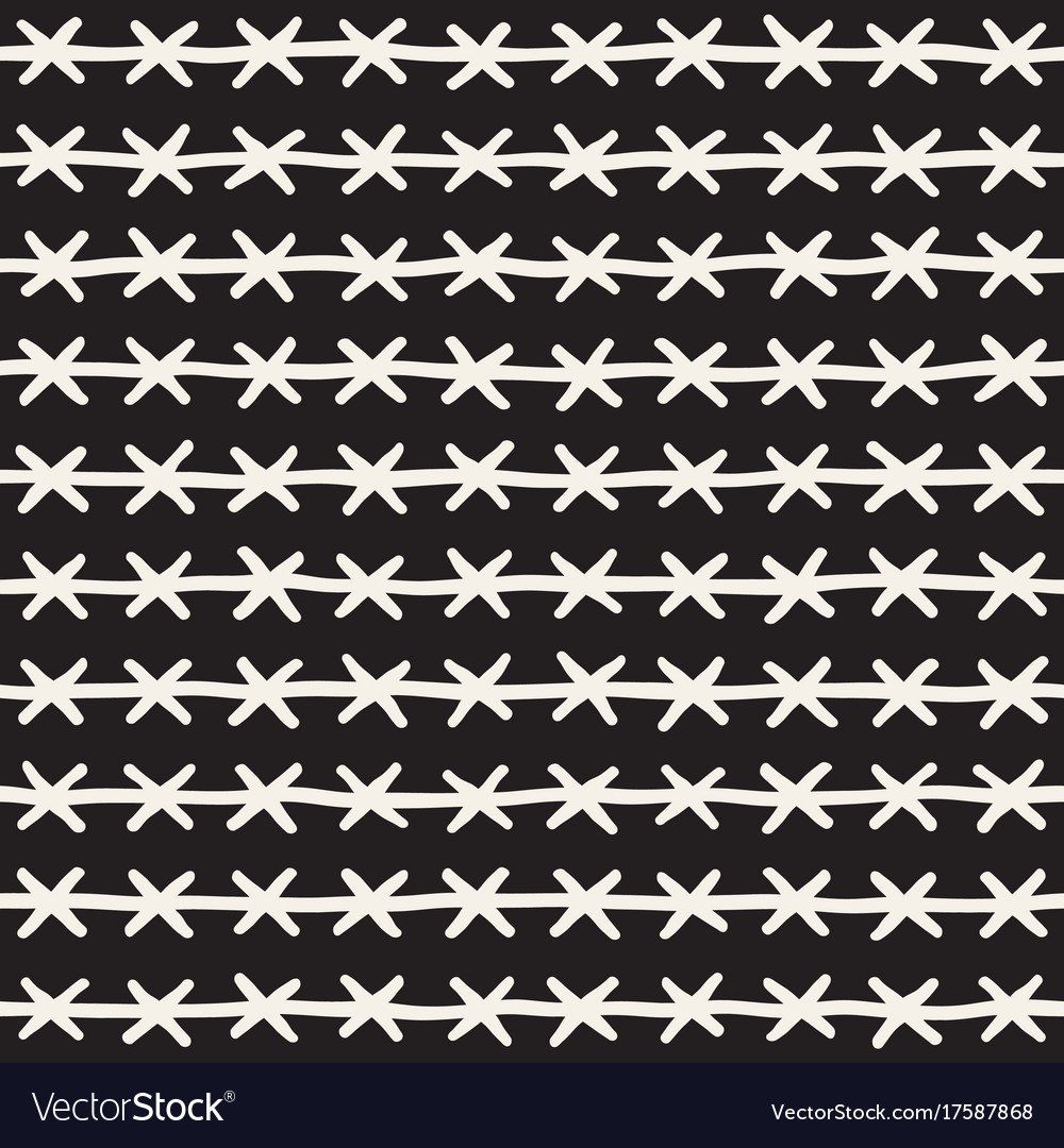 Seamless pattern with hand drawn lines abstract