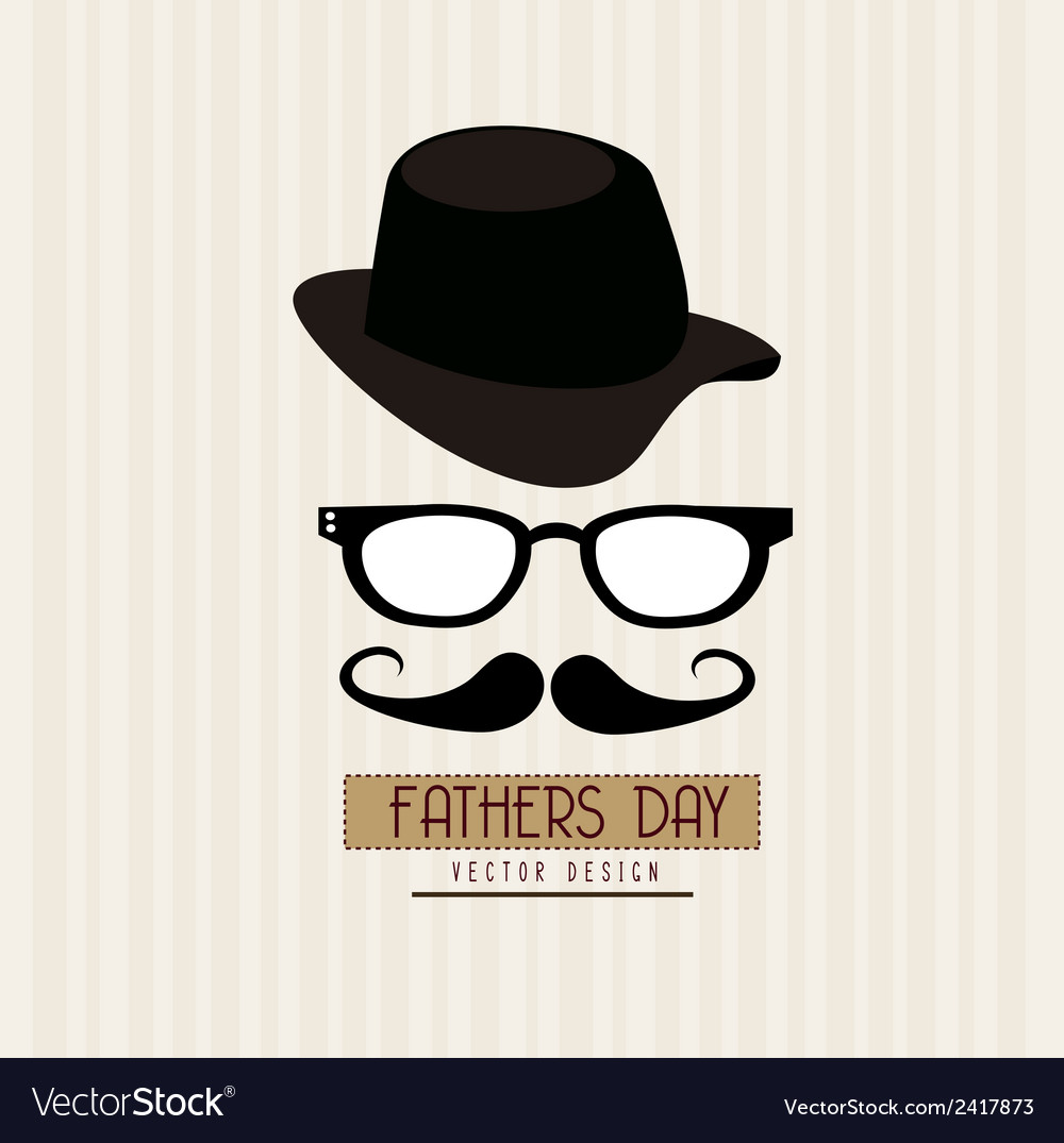 Fathers day design over grunge background