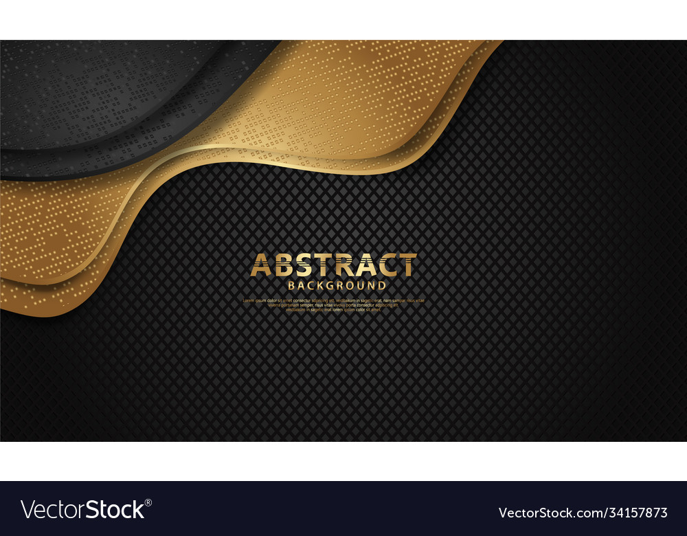 Luxury and elegant wave abstract overlap layer