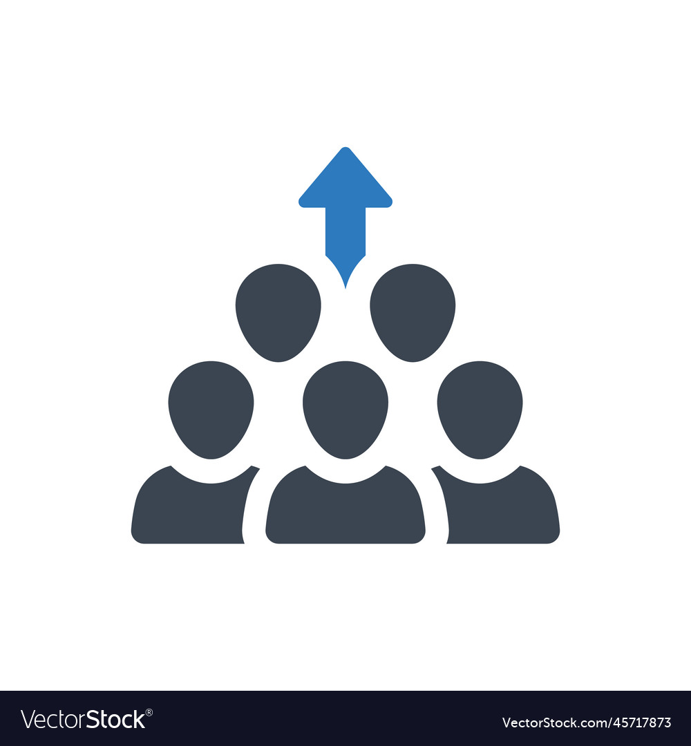 Population Increase Icon Royalty Free Vector Image