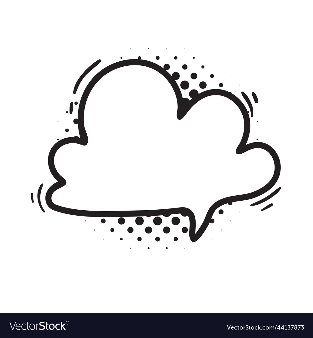 Speech bubble for entering conversation messages Vector Image Speech bubble for entering conversation messages
