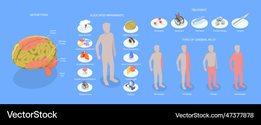 3d isometric flat conceptual Royalty Free Vector Image