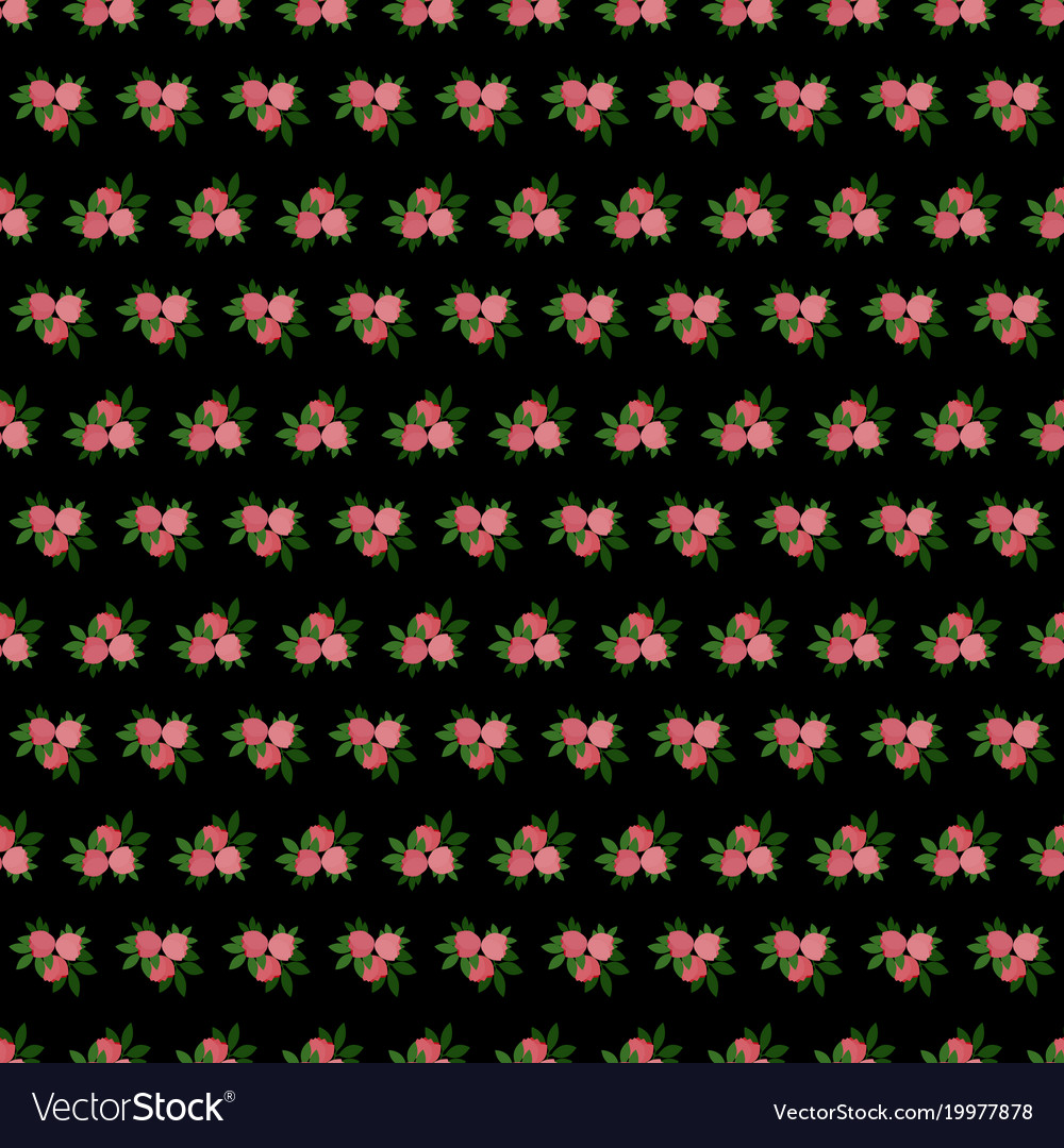 Bedding with a pattern of flowering