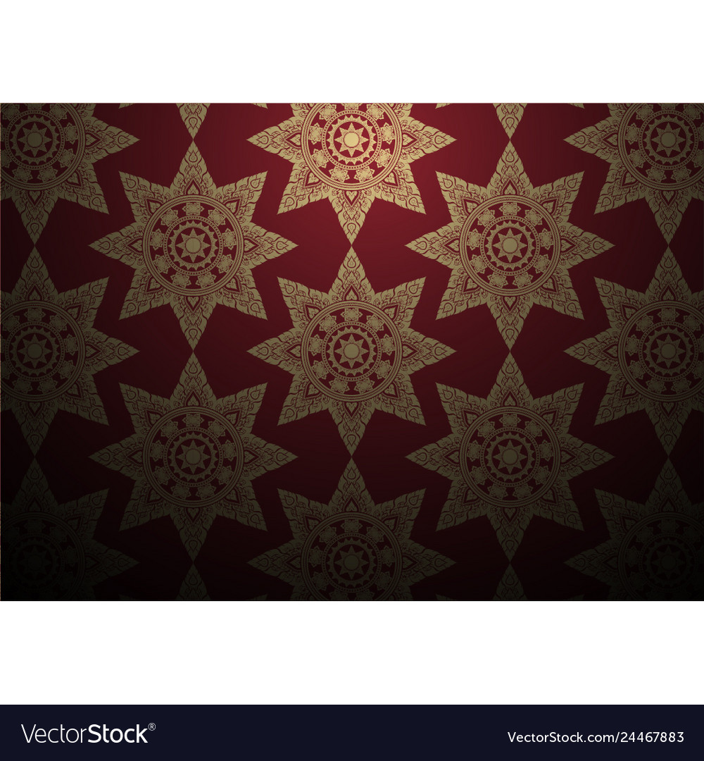 Abstract exotic thai element pattern background