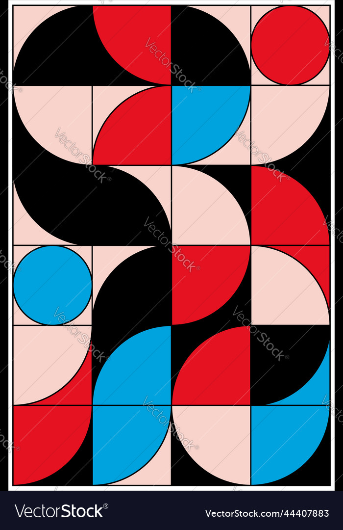 Artistic design with circular geometric pattern vector image Artistic design with circular geometric pattern
