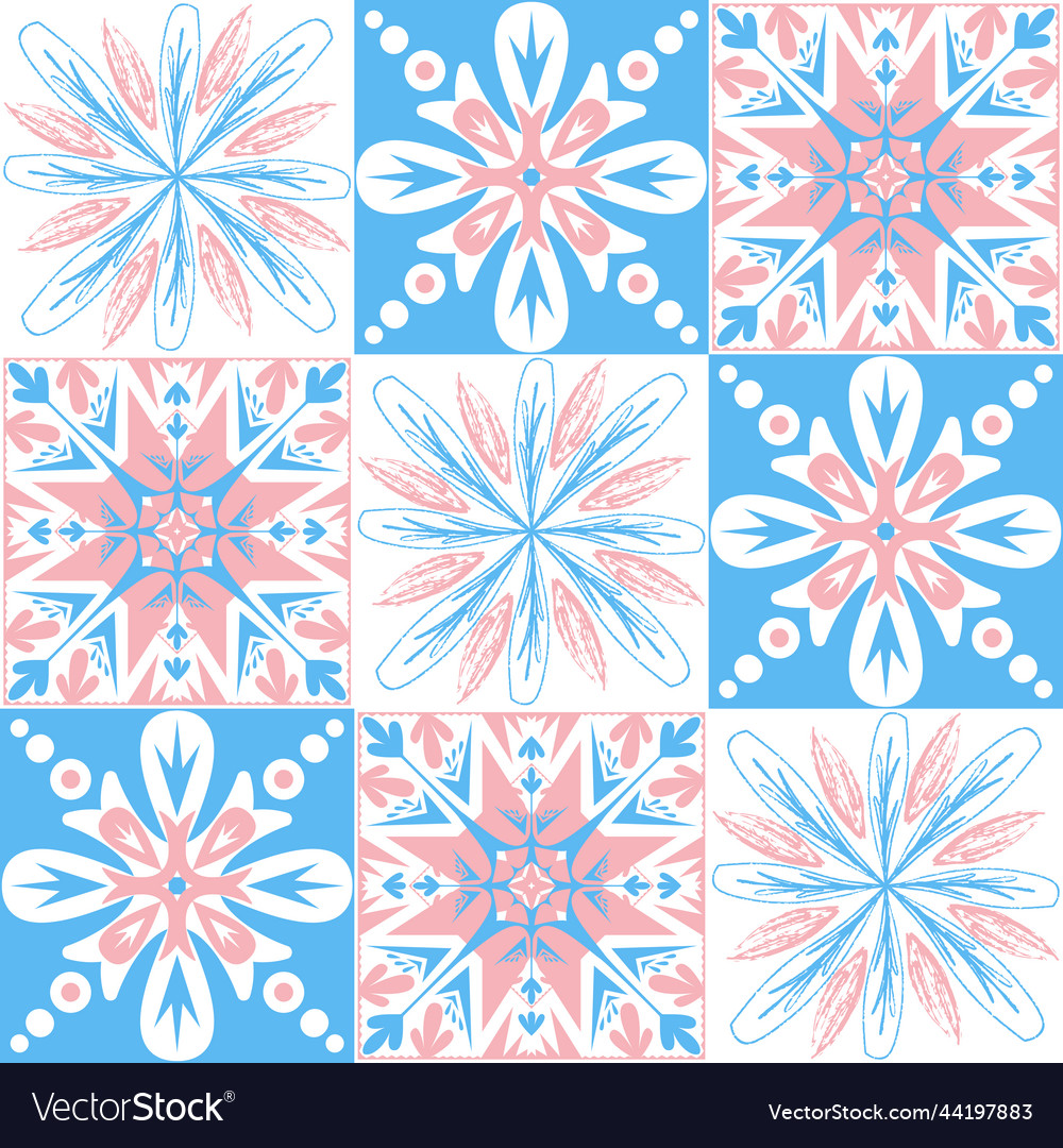 Azulejo tile spanish style talavera de puebla vector image Azulejo tile spanish style talavera de puebla