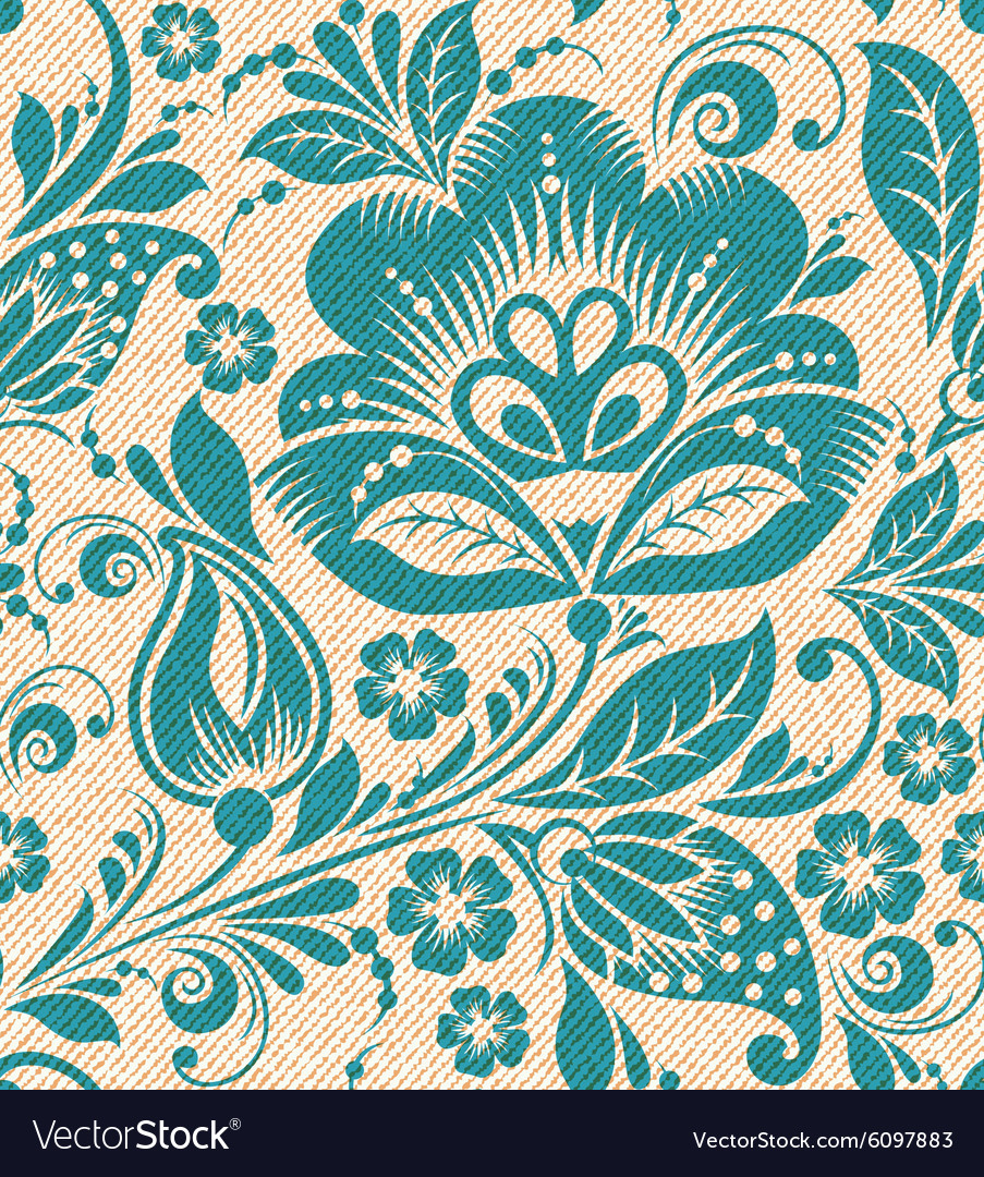 Flower seamless pattern element