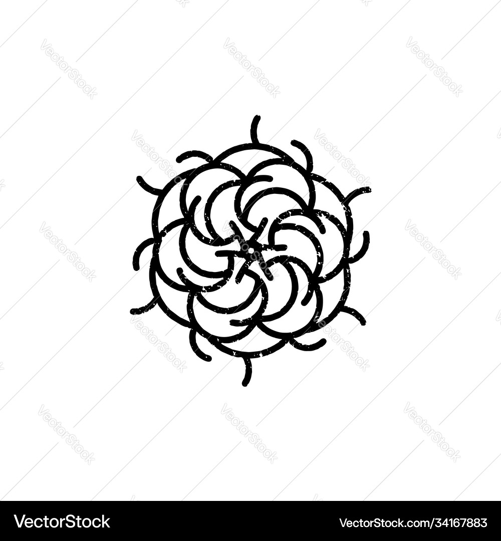 Grunge shape concept Royalty Free Vector Image