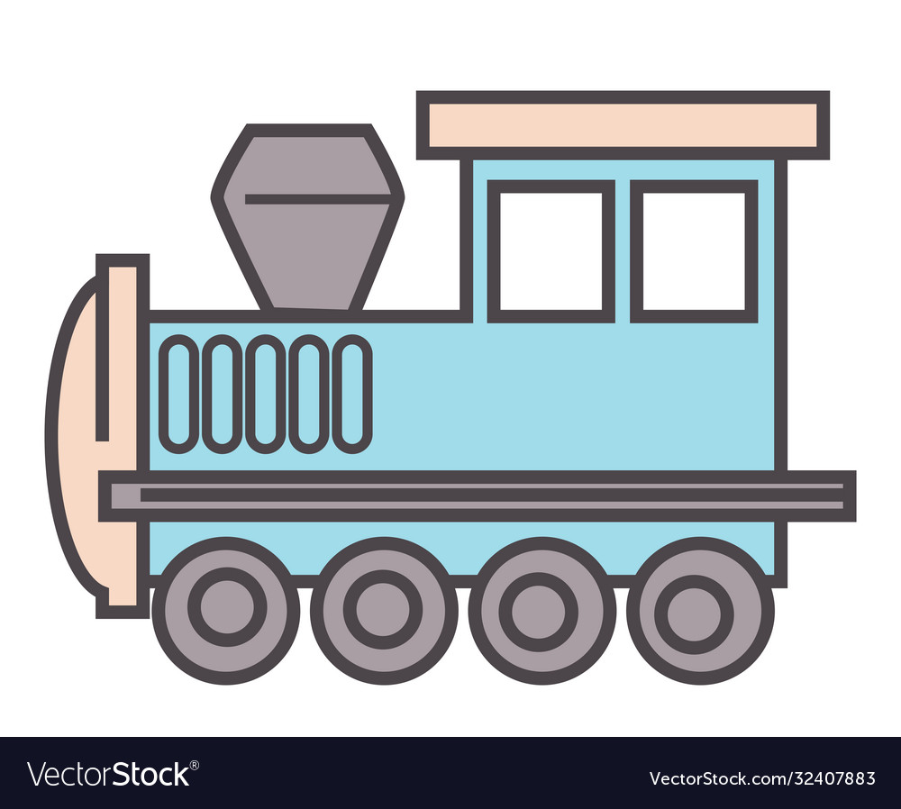 Locomotive train game for boys toys kids Vector Image