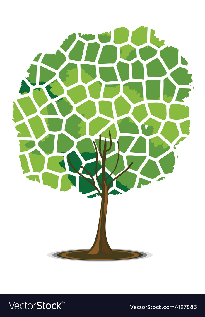 Mosaic Tree Pattern