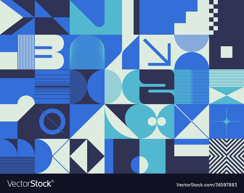 Techno abstract pattern design vector image Techno abstract pattern design