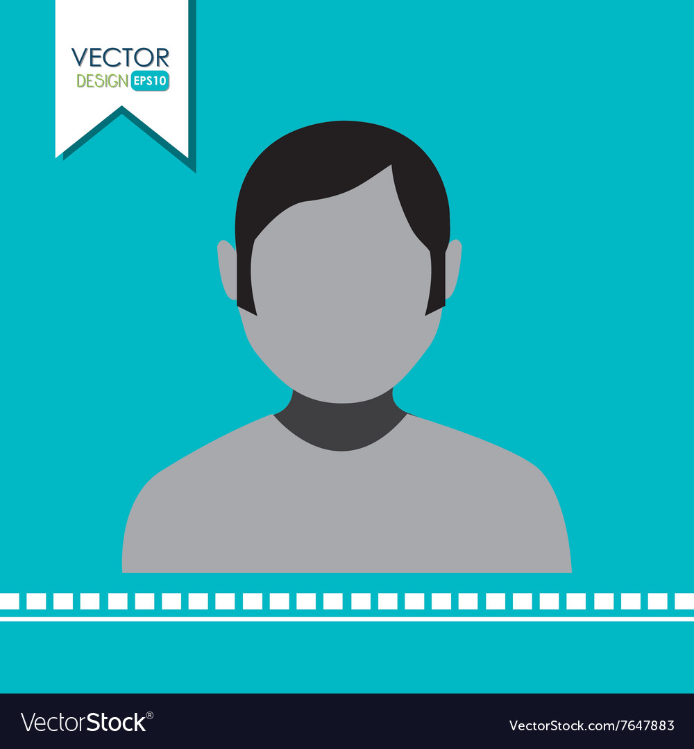 User profile design Royalty Free Vector Image - VectorStock