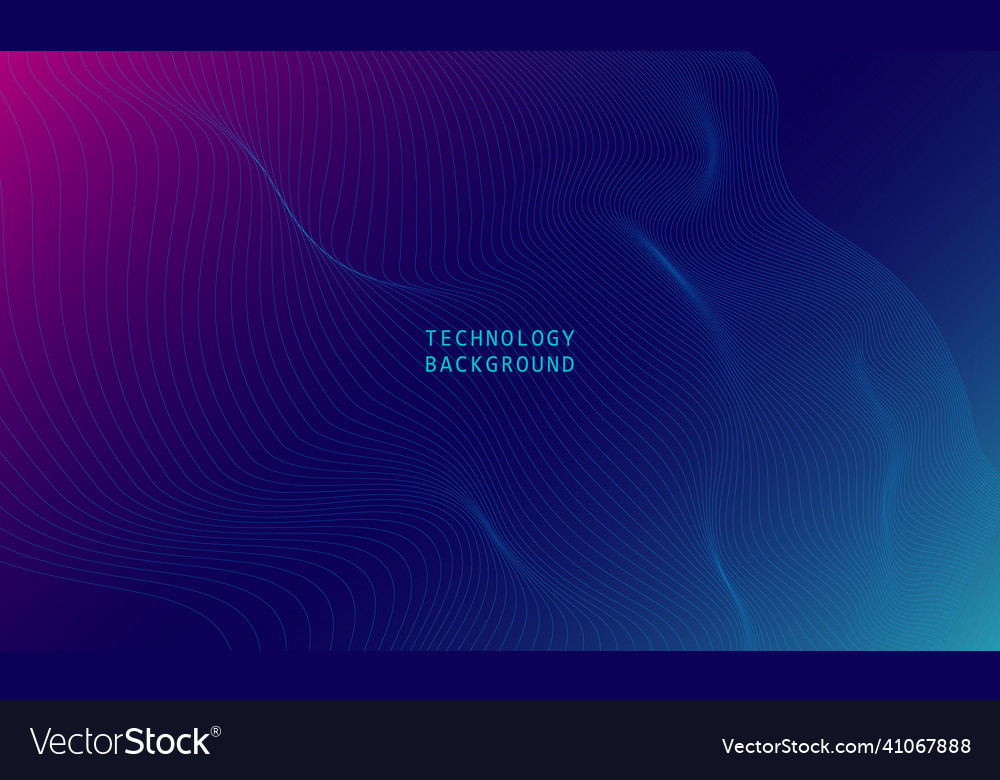 Abstract technology particles mesh background vector image Abstract technology particles mesh background