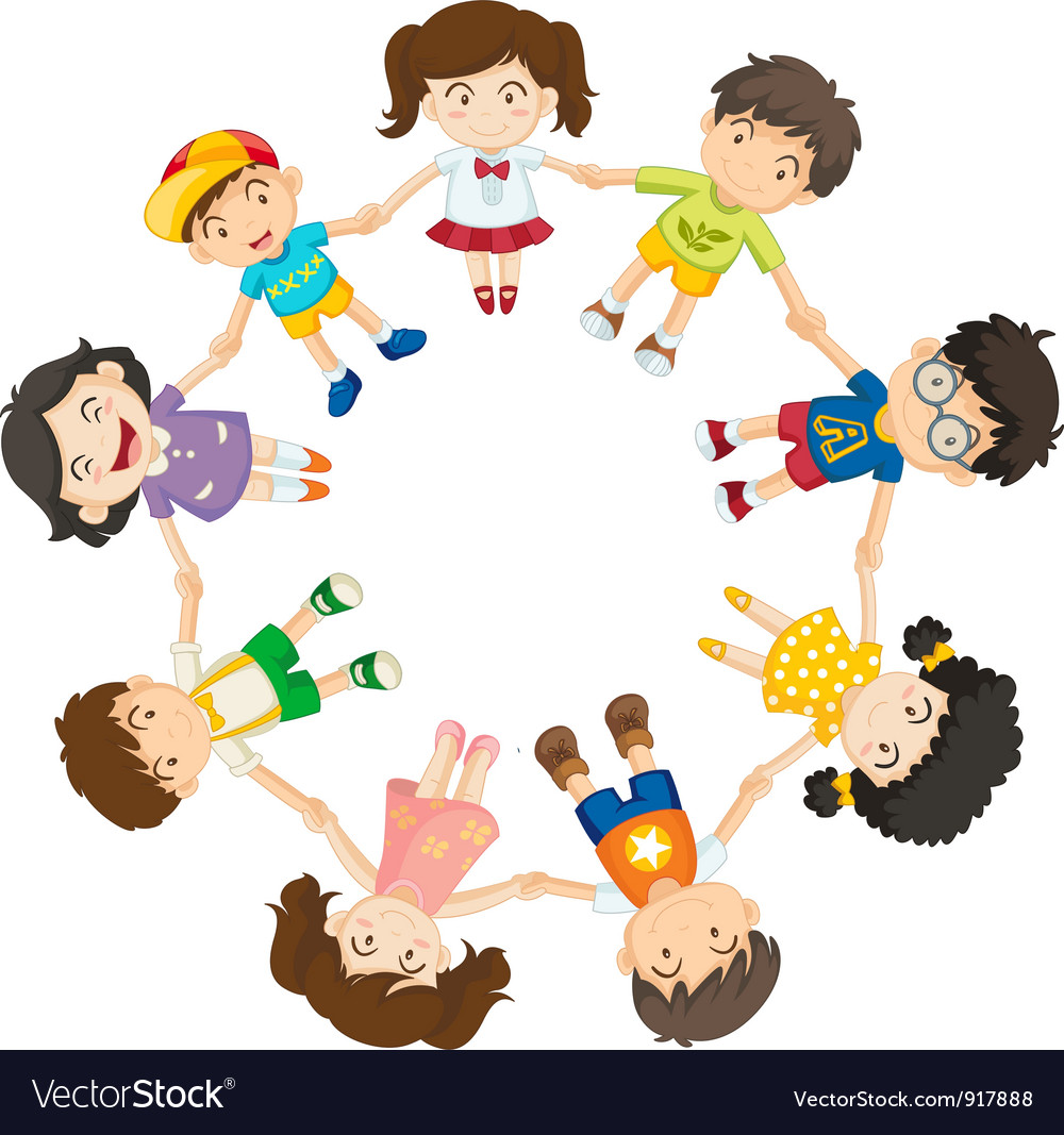  All  together Royalty Free Vector  Image VectorStock