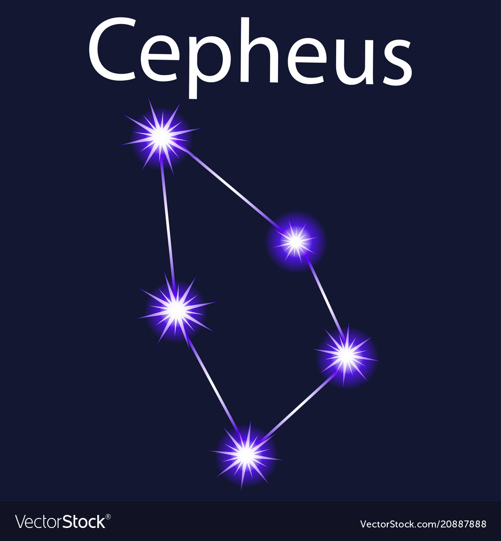 Constellation Cepheus Night Sky