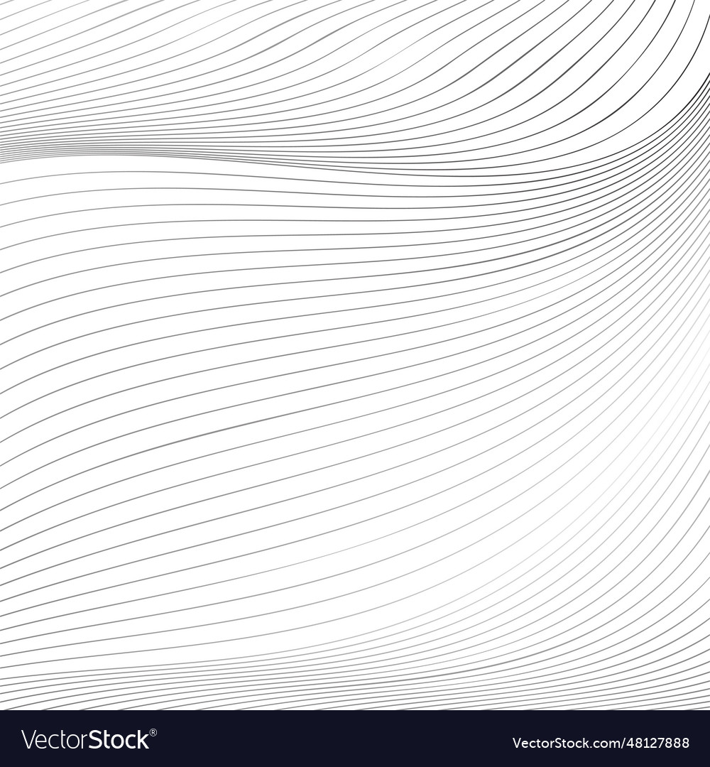 Dynamic flowing wave lines design technology Vector Image Dynamic flowing wave lines design technology