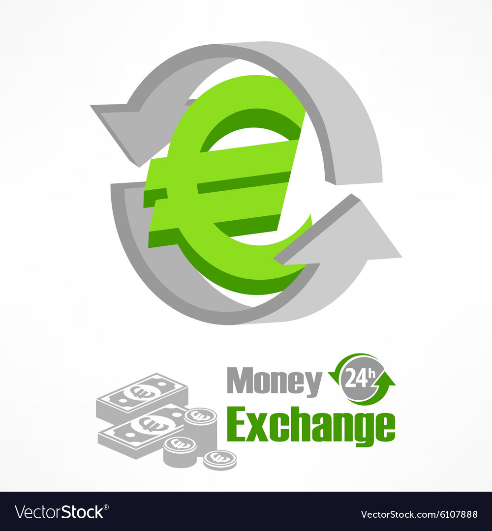 Euro symbol in green