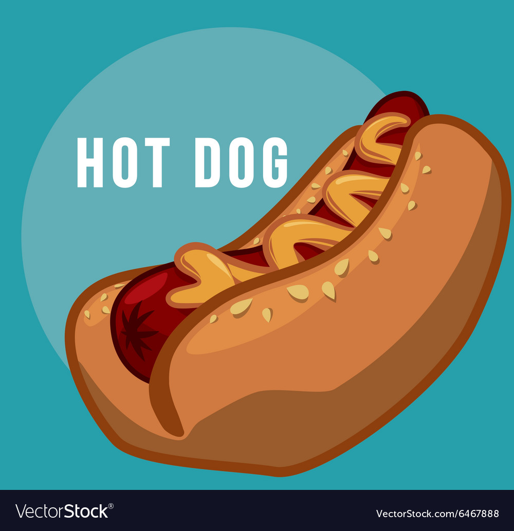 Fast food design Royalty Free Vector Image - VectorStock