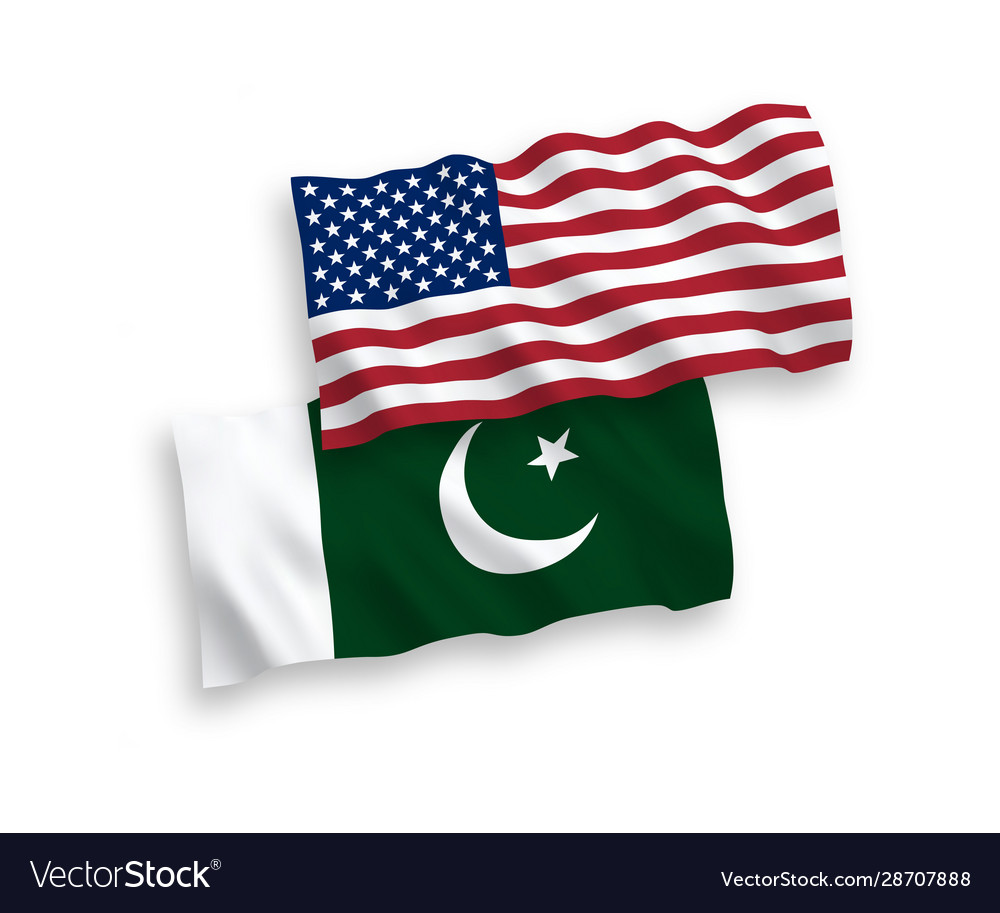 flags-pakistan-and-america-on-a-white-royalty-free-vector