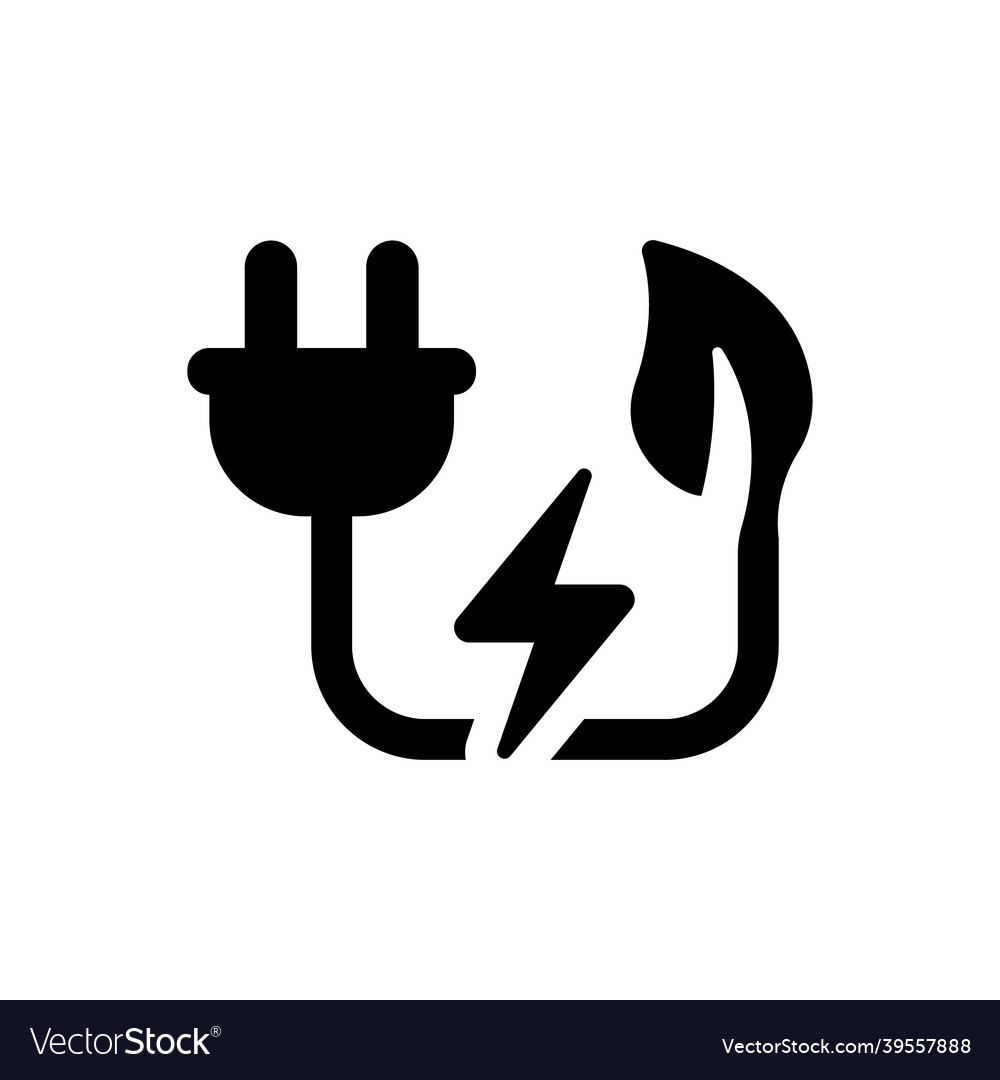 Green power icon Royalty Free Vector Image - VectorStock