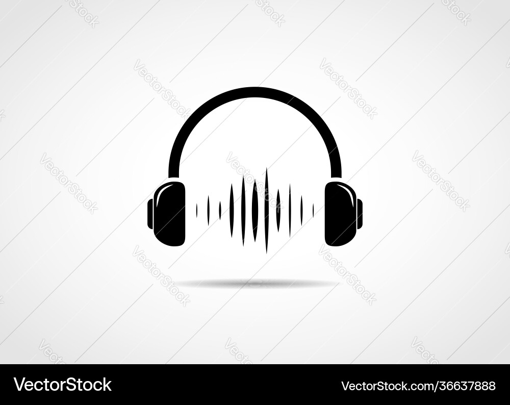 Headphone icon Royalty Free Vector Image - VectorStock