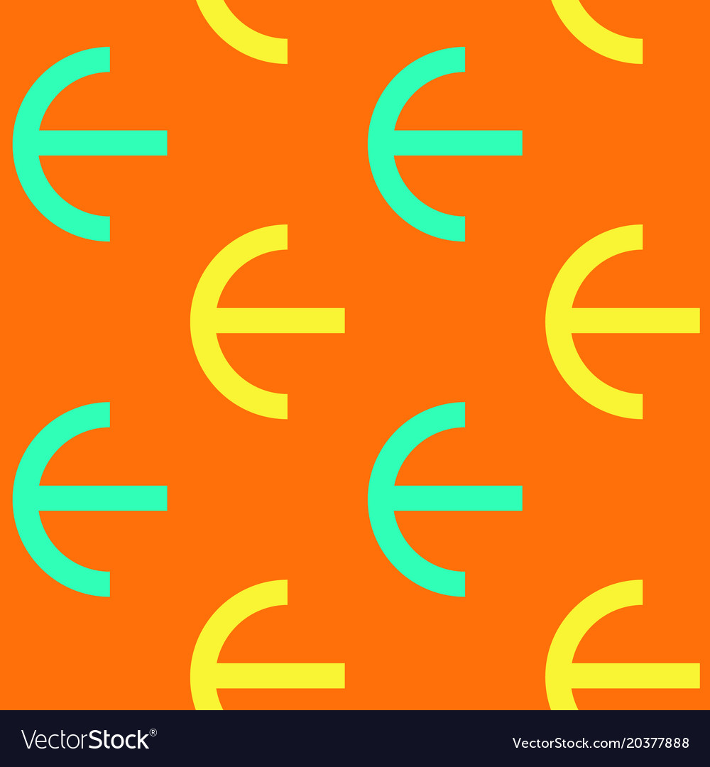 Symbol grid seamless pattern