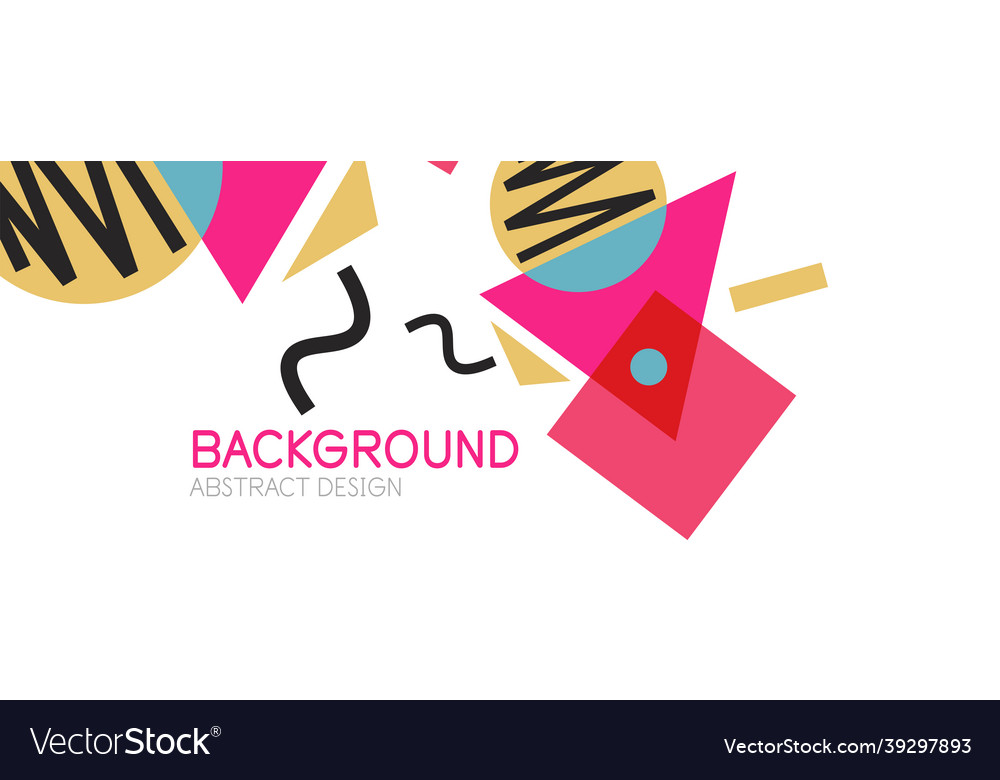 Abstract background blocks lines triangles
