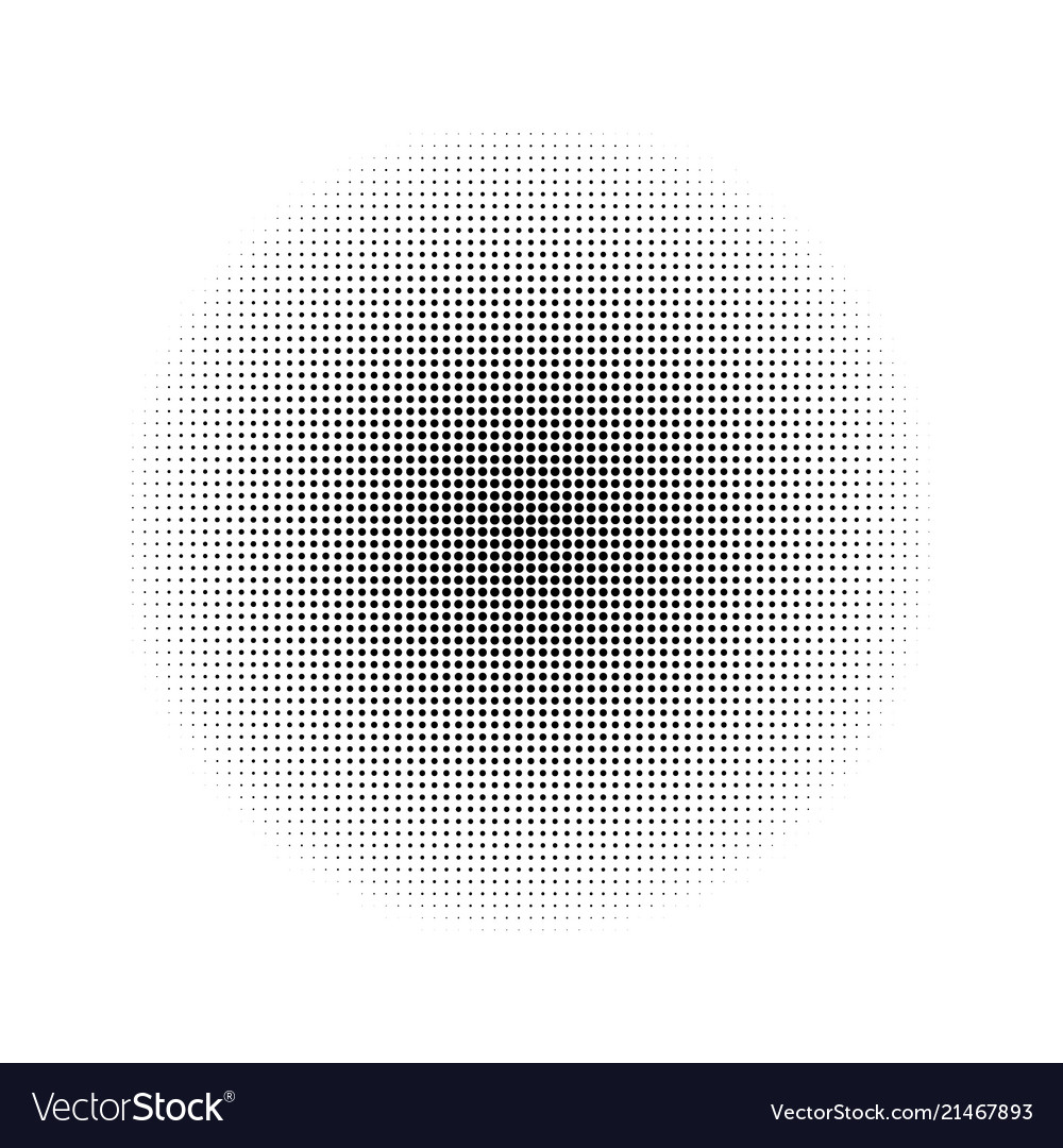 Abstract Black Circle Pattern