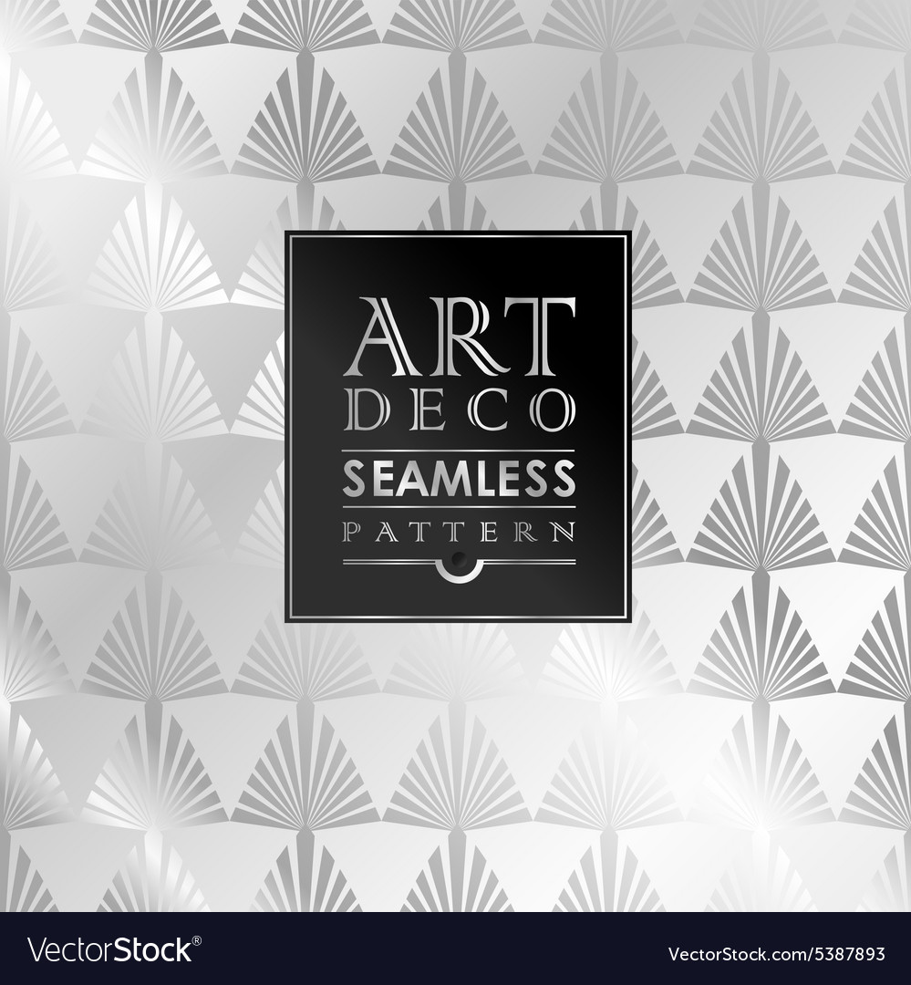 Art deco seamless vintage wallpaper pattern