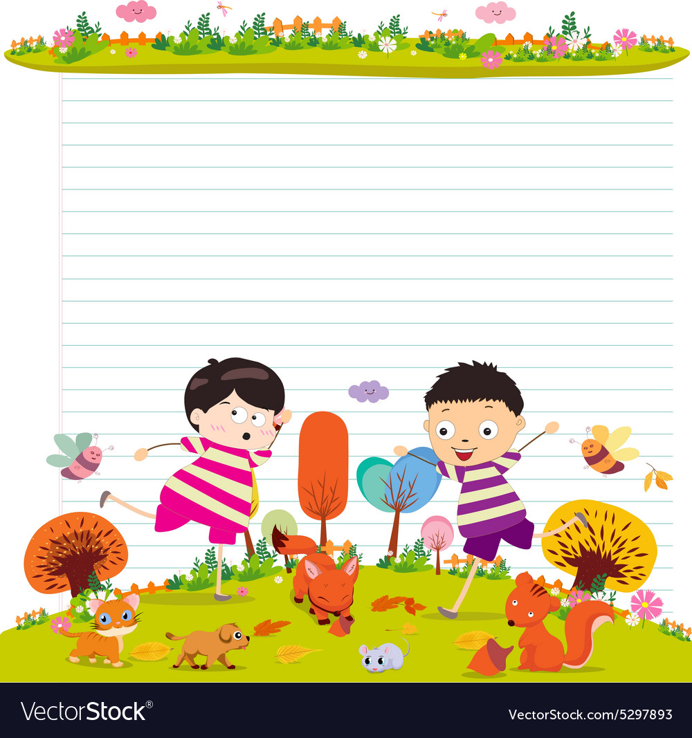 Design elements for notebook diary goodbye summer