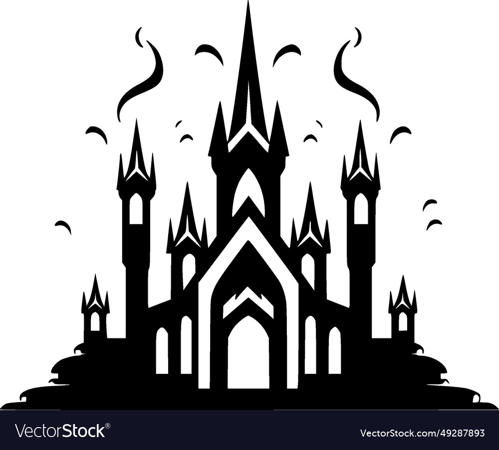 Gothic - minimalist and flat logo