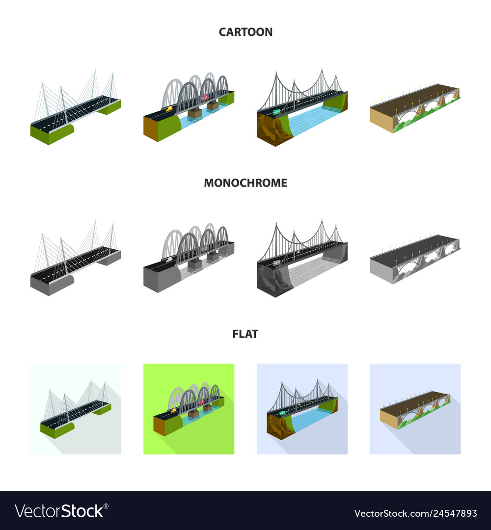 Isolated object of connection and design logo set vector image Isolated object of connection and design logo set