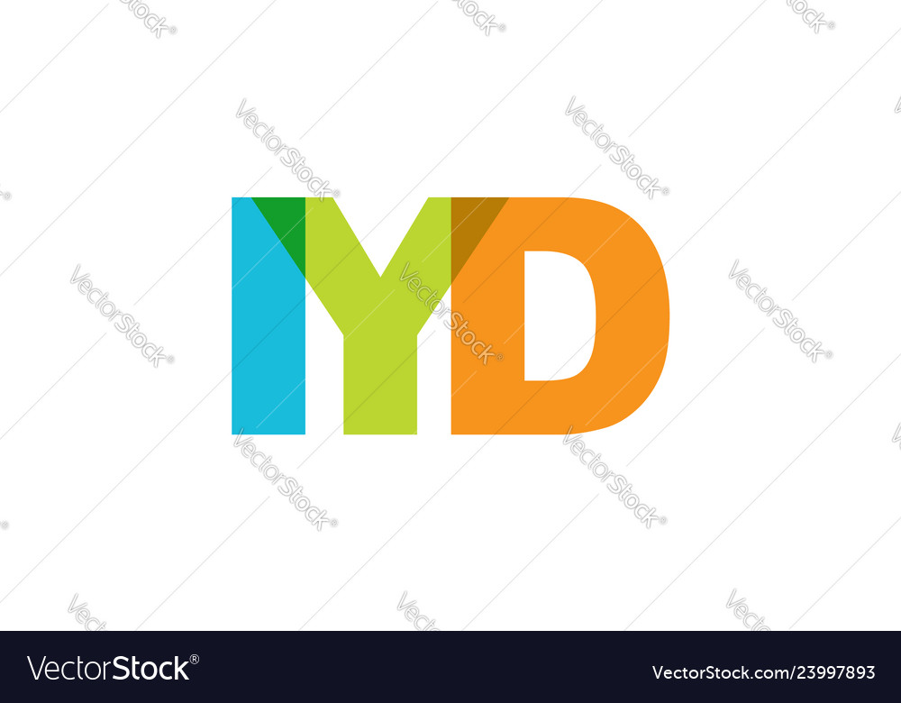 Iyd phrase overlap color no transparency concept
