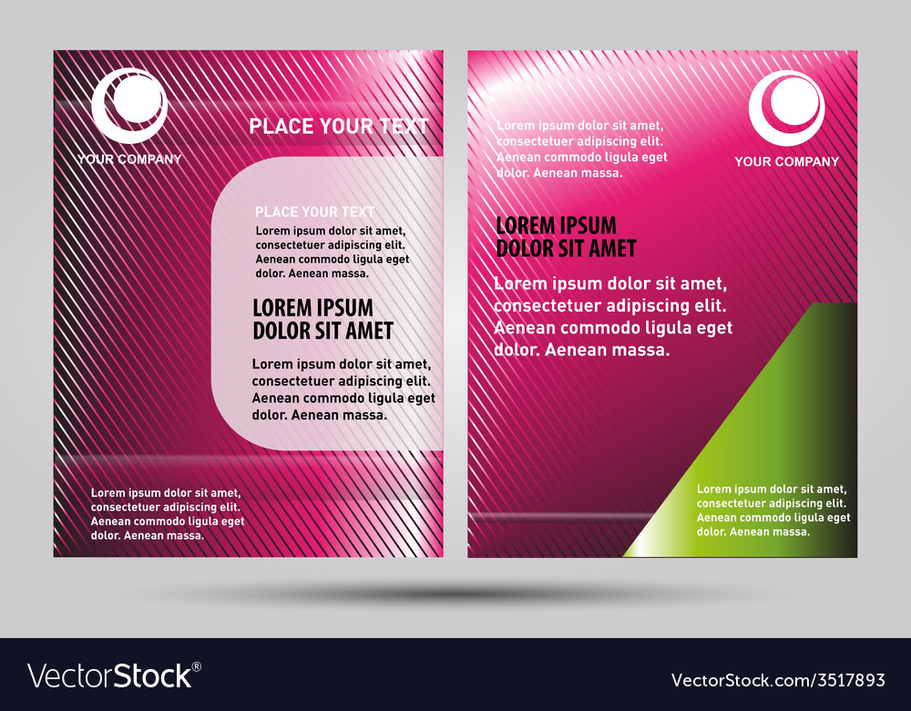 Modern brochure design