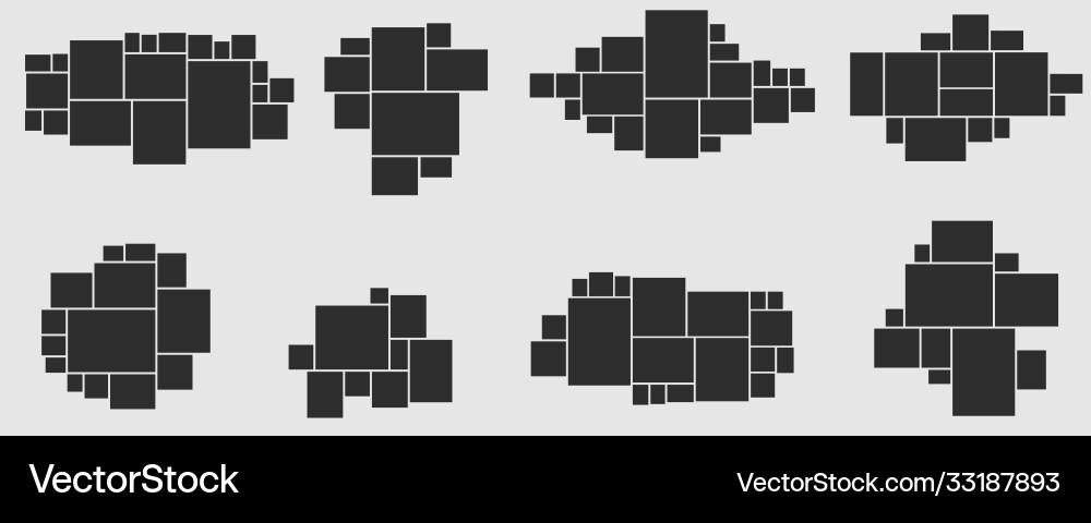 Photo frames collection frame for Royalty Free Vector Image