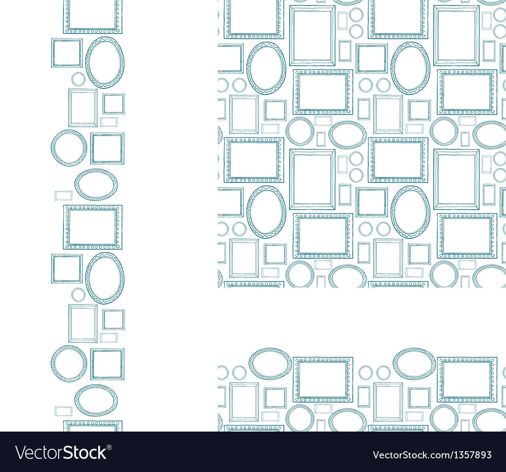 Seamless Picture Frames Pattern