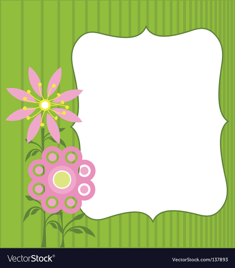 Spring flowers Royalty Free Vector Image - VectorStock