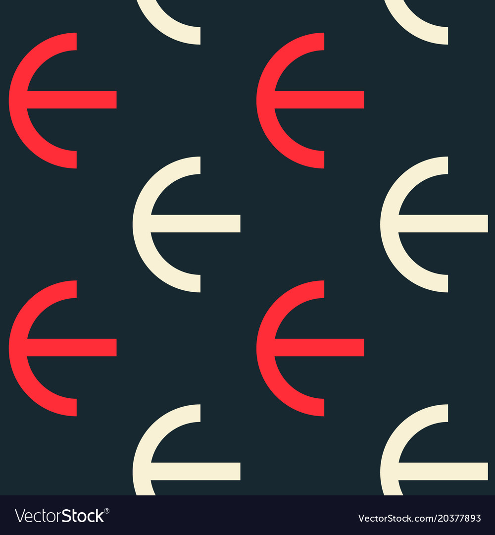 Symbol grid seamless pattern