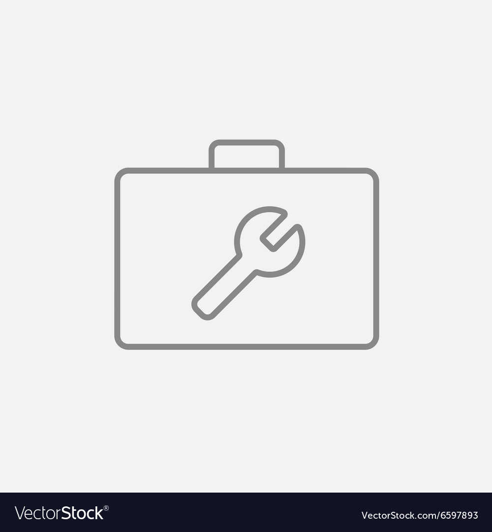 Toolbox line icon