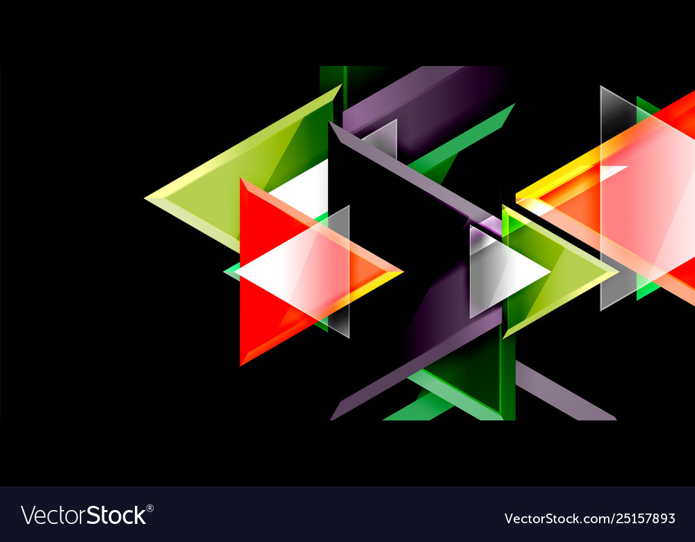 Triangle abstract background