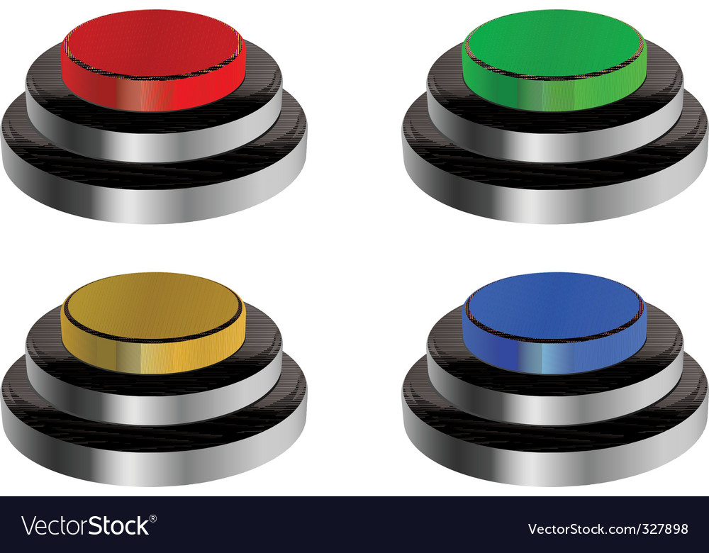 3d glossy buttons
