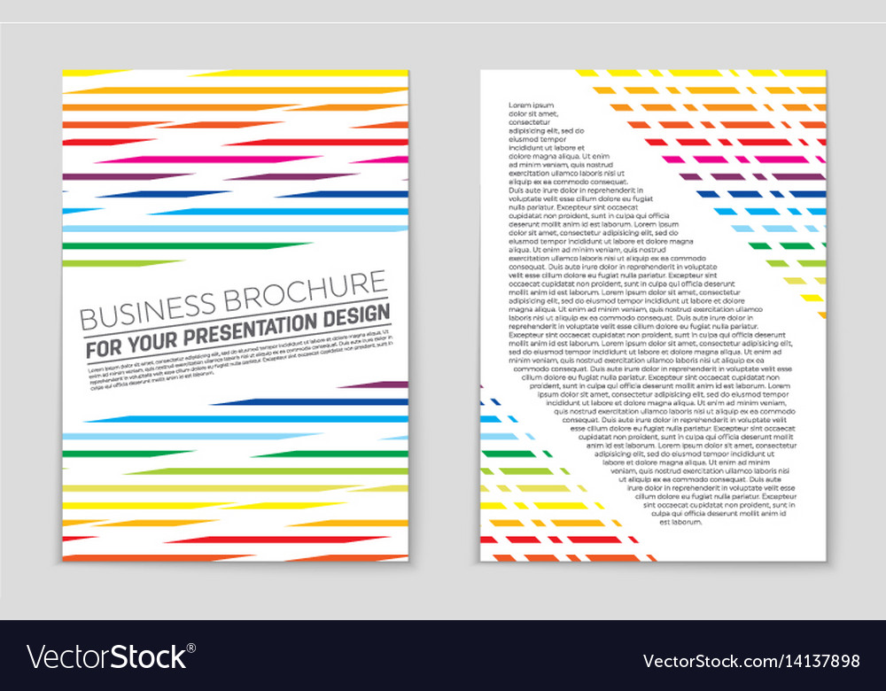 Abstract layout background set for art