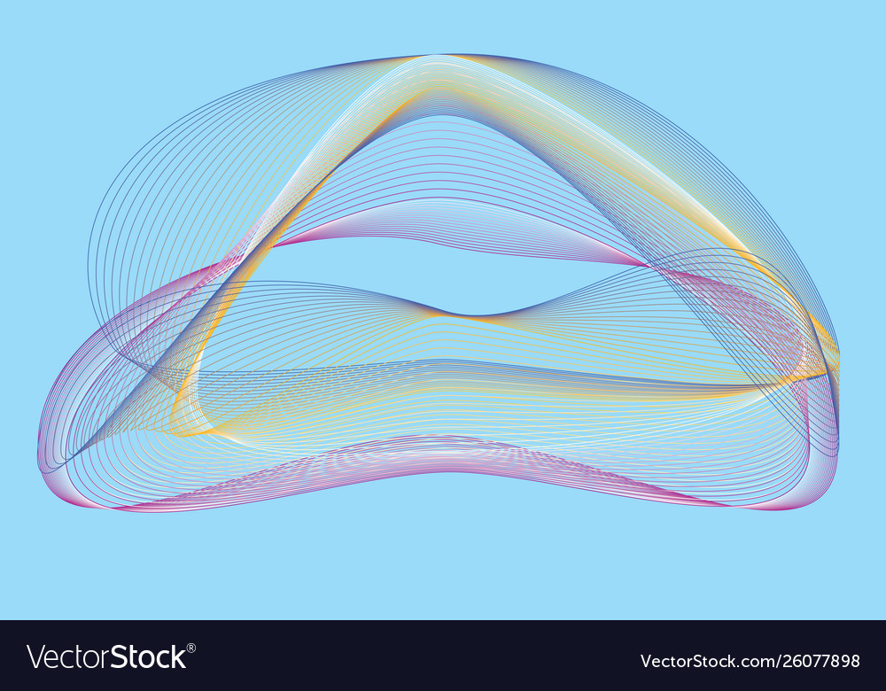 Abstract linear colorful background Royalty Free Vector