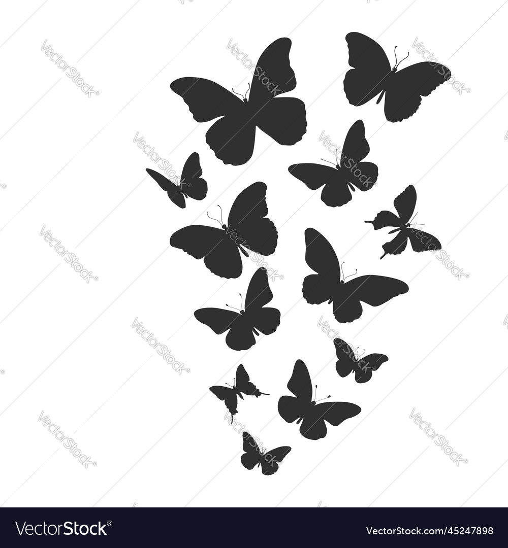 flying-butterfly-silhouettes-royalty-free-vector-image