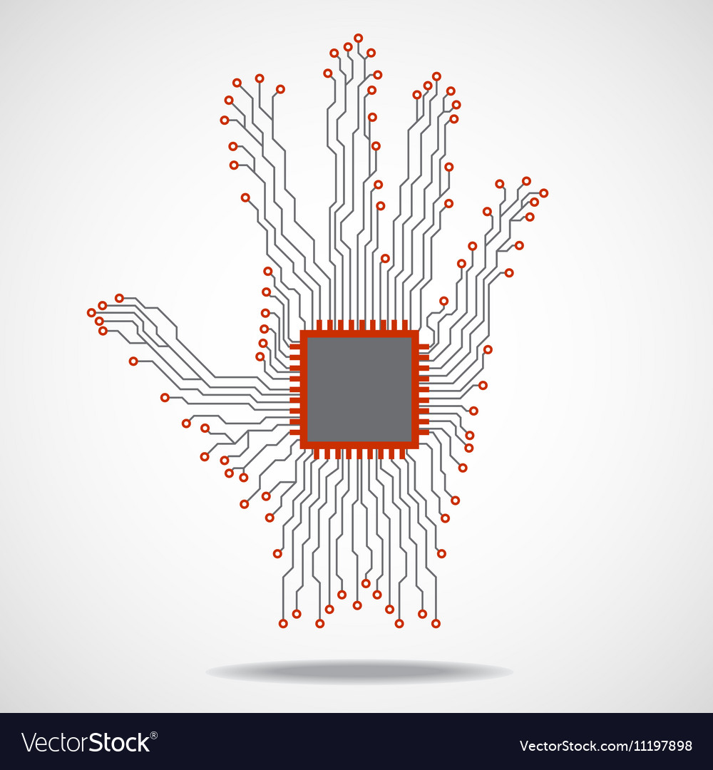 Hand cpu circuit board