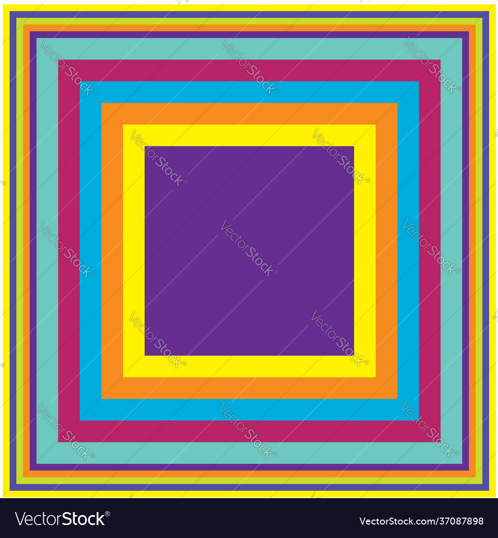 Random overlapping squares pattern background vector image Random overlapping squares pattern background