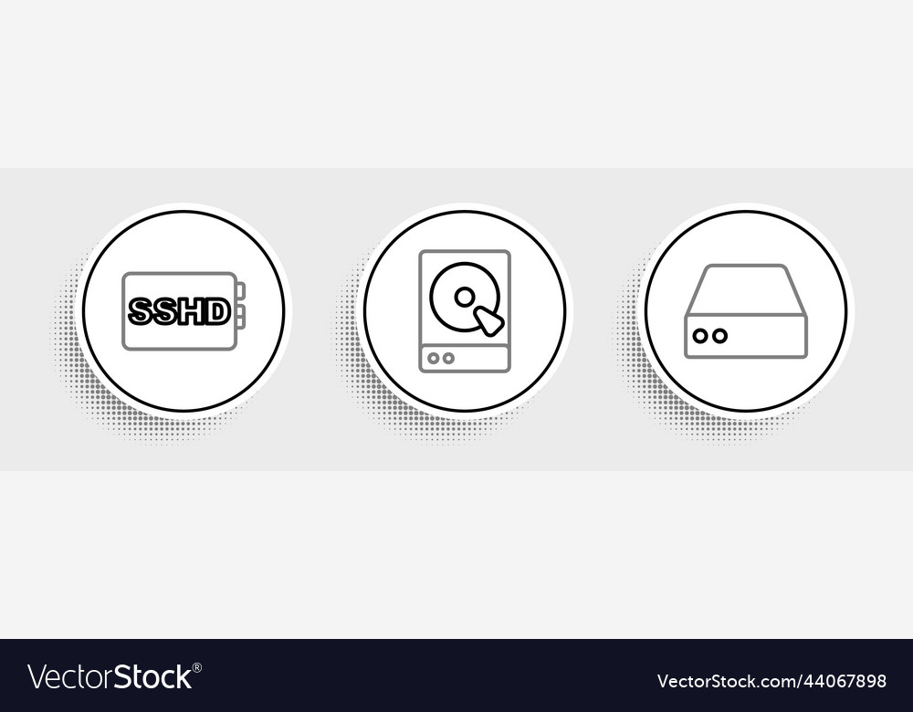 Zeilenserver Daten Web Hosting sshd card vector image Zeilenserver Daten Web Hosting sshd card